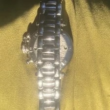 Cartier Pasha Quartz Analog Chronograph 38mm White Dial Silver Bracelet 2