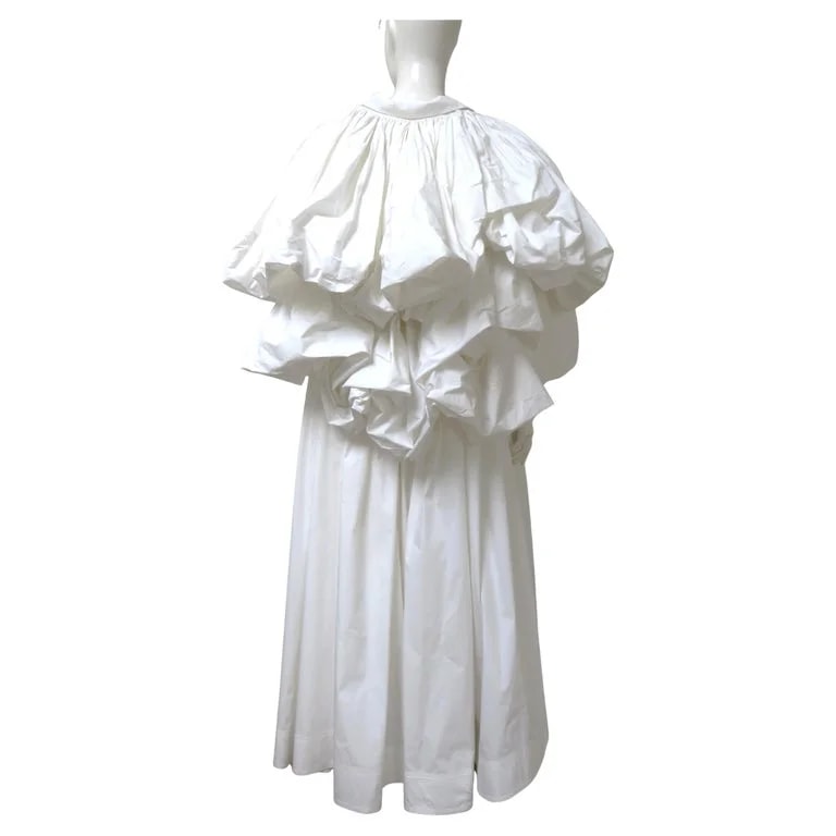 Valentino, Valentino Garavani — Valentino New Oversized Cotton Dress With Bustle Back — Clothing — resale
