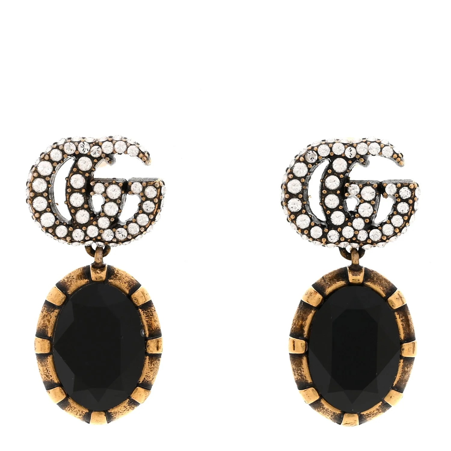 Gucci — Metal Double G Drop — Jewelry — resale