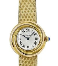 Cartier Must Trinity Vermeil W1010644 Quartz Gold Plated Silver 925 2