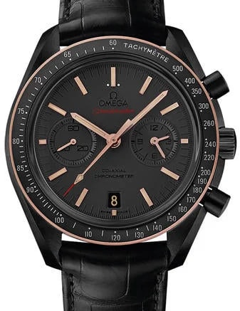 Worldofluxuryus — Omega Speedmaster Dark Side of the Moon Chronograph Black Ceramic & 18K Sedna™gold — Watch — resale