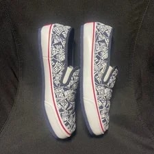 7.0US Vans Slip-On / Logo Print LTD Collection Original Spo 3