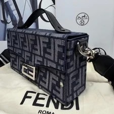 Fendi Soft Trunk Box Crossbody With Strap Auth 4