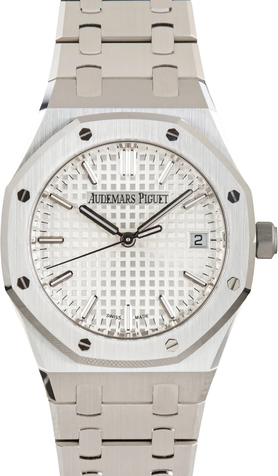 Audemars Piguet Royal Oak Selfwinding Silver Grande Tapisserie Dial 2