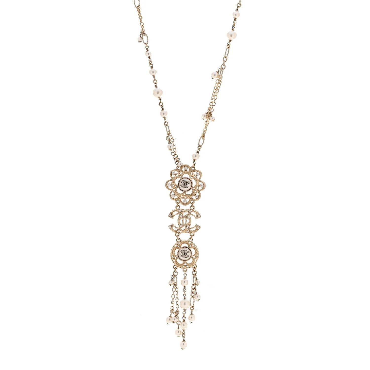 Chanel — CC Camellia Choker — Jewelry — resale
