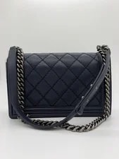 Chanel Boy Flap Crossbody Chain Strap Turn Lock 2