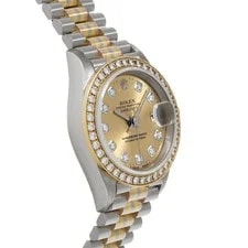 Rolex Datejust 69139GBIC 26mm White Gold Champagne #WW764 3