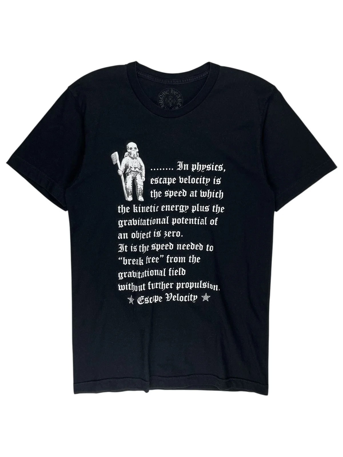 Chrome Hearts — Hearts Foti Naskull Astronaut Poem Skull Tshirt — streetwear — resale