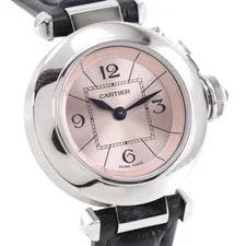 Cartier Pasha W3140026 Stainless Steel / Leather 27mm Pink Dial Quartz #NW103 3