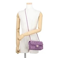 Chanel Matelasse Single Flap Single Chain Size 20 /La... 4