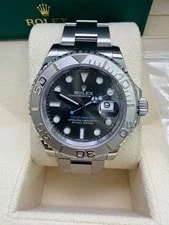 Rolex Yacht-Master 116622 Silver Oyster Bracelet With Gray Bezel 4