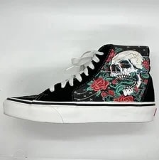 Vans Sk8-Hi “ Skulls” Shoes Floral - ’s 5.5 ’s 7 3
