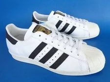 2009 Adidas Superstar 80s Black1 Chalk2 913165 Without Box Us9.5 2