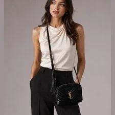 Saint Laurent Lou Camera Chevron Tassel + COA & Dust 2