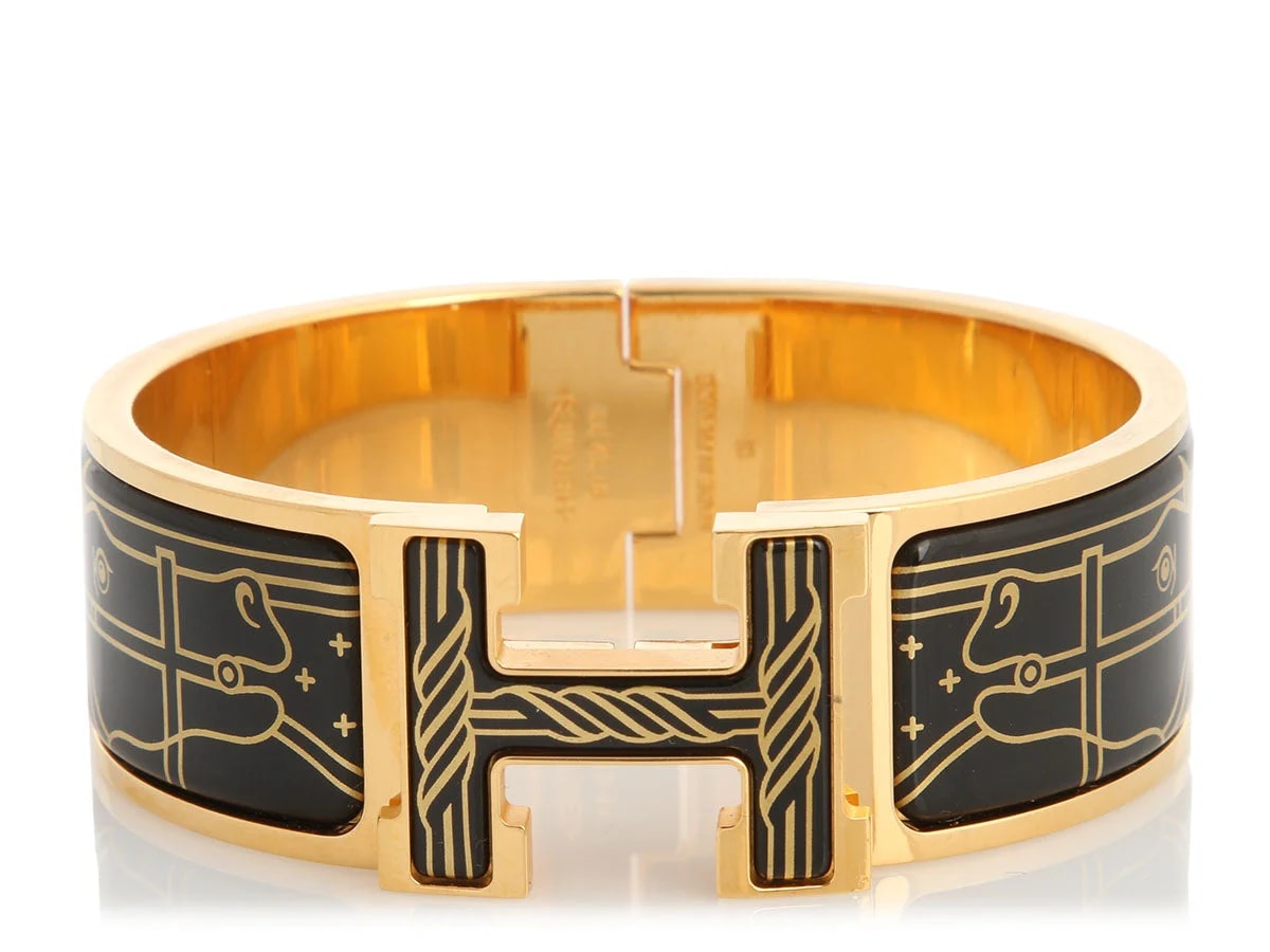 Hermès — Hermès Wide Quadrige Clic-Clac — Jewelry — resale