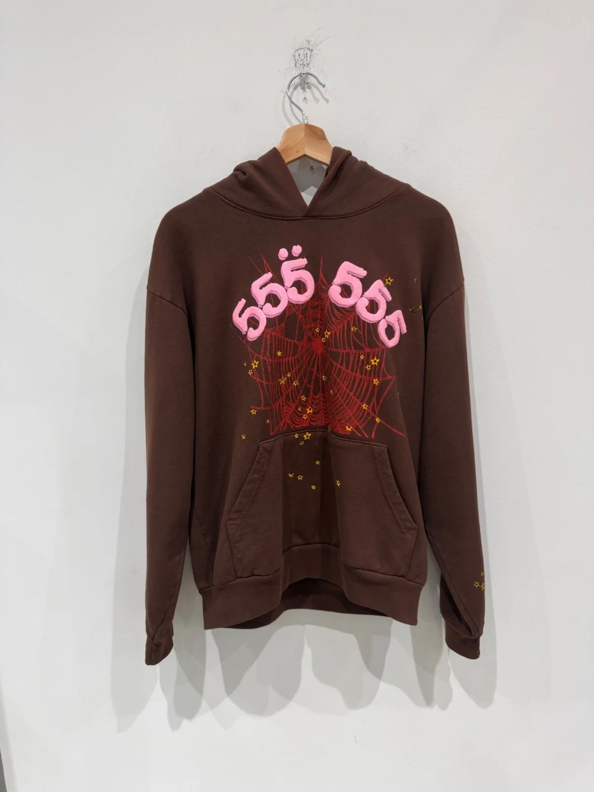 Sp5der Angel number hoodie 3