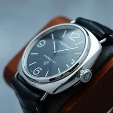 Panerai Radiomir Base Logo SS Steel Case Leather Strap 3