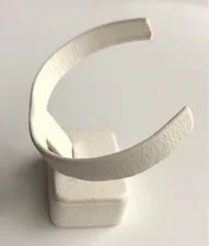 Cartier White Leather Stand Display From Japan 4