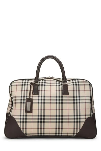 Burberry — Check Briefcase — Handbag — resale