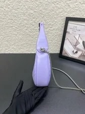 Gucci Matelasse GG Marmont Half Moon Mini ( ) Auth 4