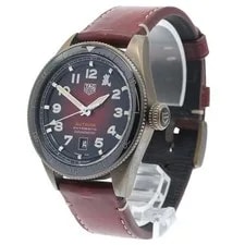 TAG Heuer Autavia Special Edition WBE5193.FC8300 42mm Bronze Red Dial Date #C168 2