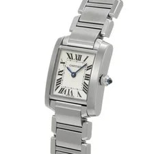 Cartier Tank W51008Q3 ( 2384) 18mm Stainless Steel Silver #WW9210 2