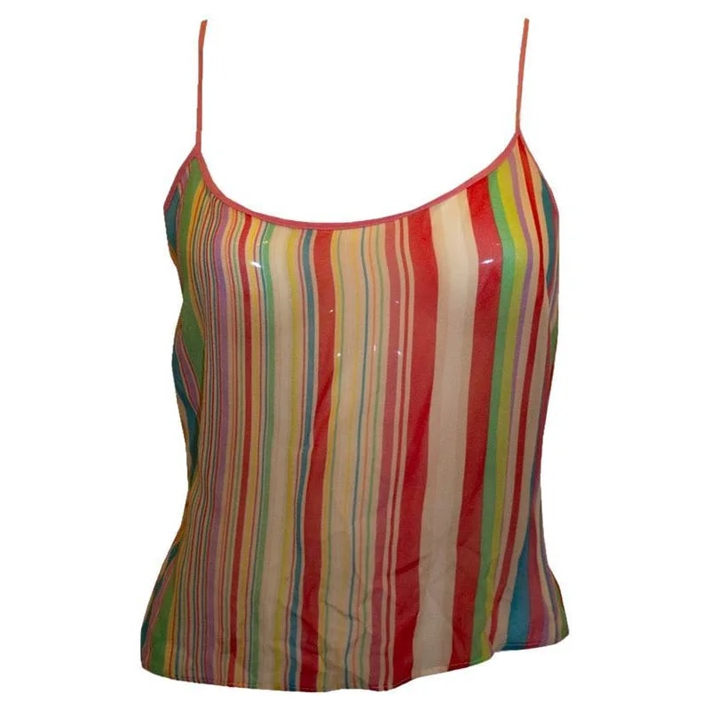 Etro — Etro of Italy Stripe Cami Top — Clothing — resale
