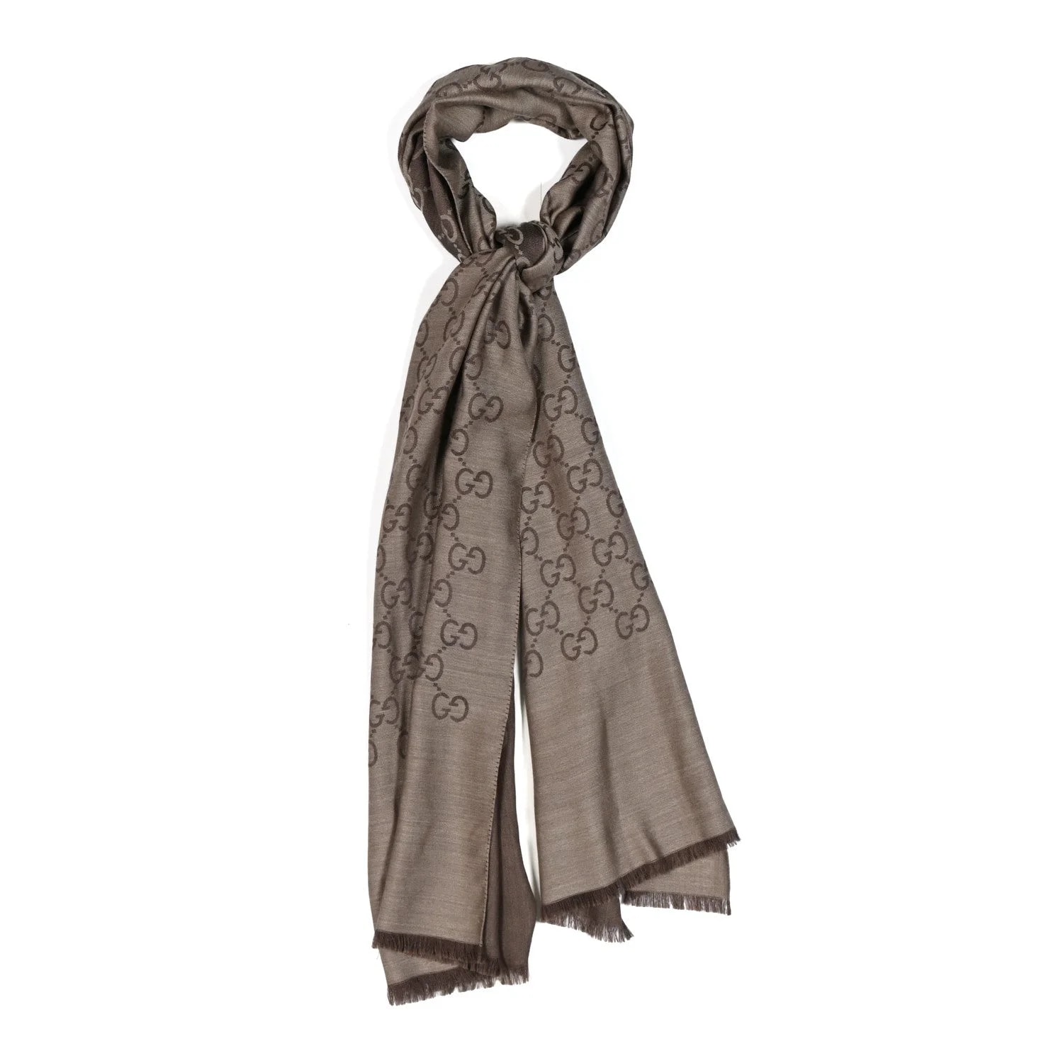 Gucci — GG GGNat Scarf Rope Dark — Accessory — resale
