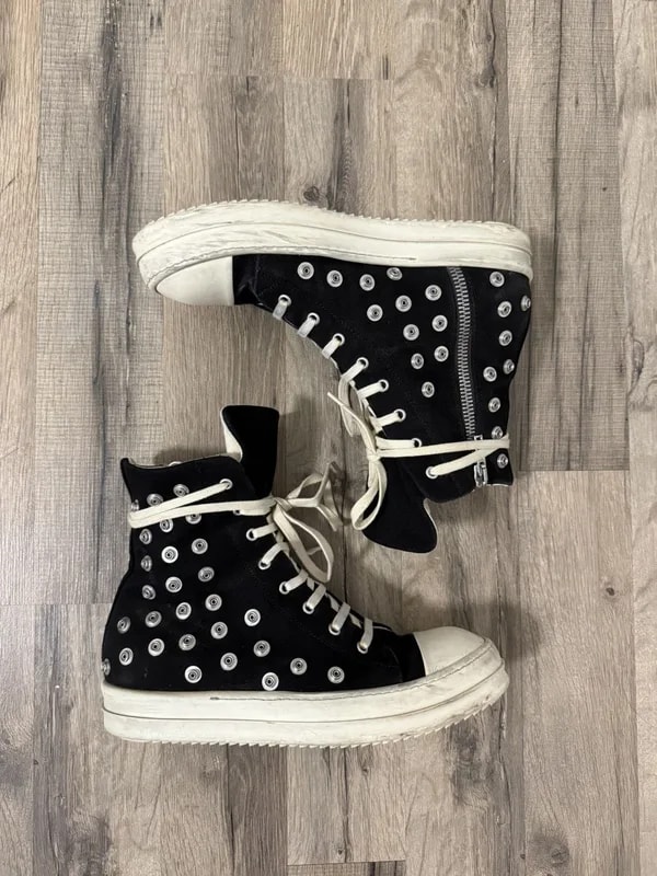Rick Owens — Rick Owens Studded Ramones — Sneaker — resale