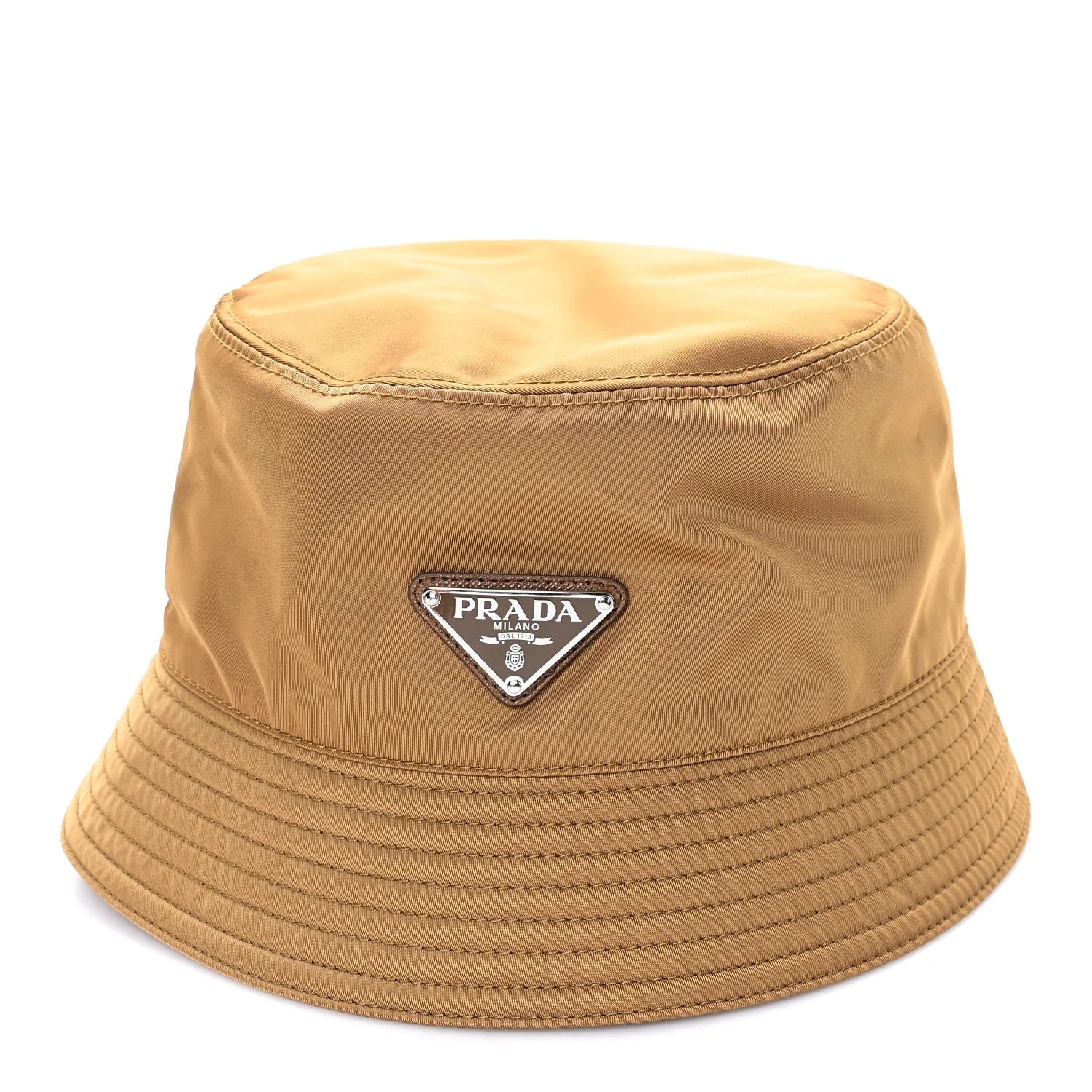 Re- Metal Triangle Logo Bucket Hat L Tabacco 3