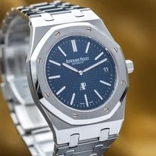 Audemars Piguet Royal Oak ‘Jumbo’ Blue Dial 39mm Steel - AP 15202st Full Set 3
