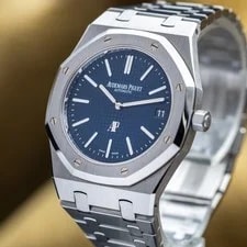 Audemars Piguet Royal Oak ‘Jumbo’ Blue Dial 39mm Steel - AP 15202st Full Set 4