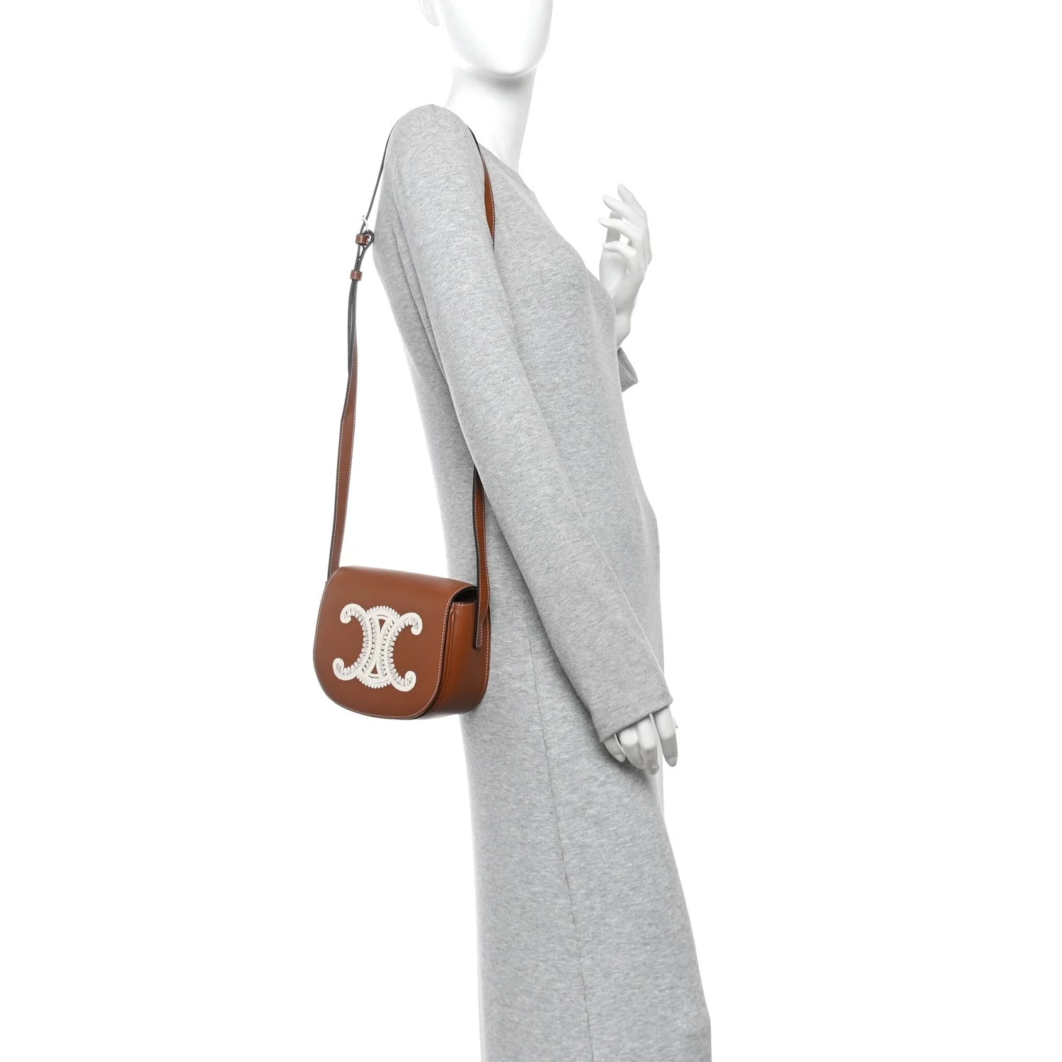 Triomphe Embroidered Folco Crossbody 2
