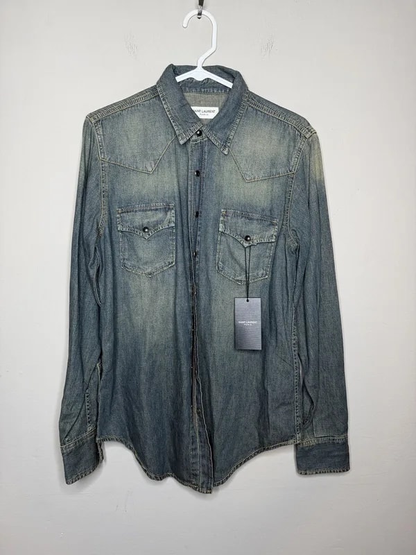 Saint Laurent — Saint Laurent Paris Western Button Up — streetwear — resale