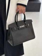 Auth Hermès Birkin 30 With Palladium Hardware 3