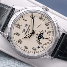 Patek Philippe — Patek Philippe Grand Complications 5320G Cream Dial 40mm 2018 Box & Patek — Watch — resale