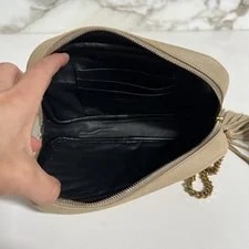 Saint Laurent Mini Lou With Chain and Tassel 3