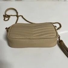 Saint Laurent Mini Lou With Chain and Tassel 4