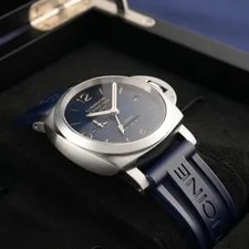 Panerai Luminor Marina 44mm GMT 10 Day Blue Dial PAM00986 PAM 986 - Complete Set 4