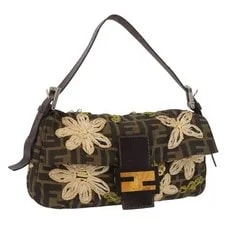Fendi — Fendi Flower Mamma Baguette Auth am11394A — Handbag — resale