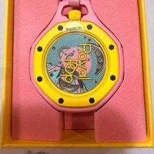 Audemars Piguet X Swatch Royal Pop Pocket Pink Blue New Unused 2