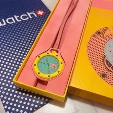 Audemars Piguet X Swatch Royal Pop Pocket Pink Blue New Unused 3