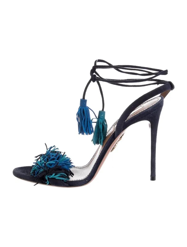 Aquazzura — Tassel Accents — Designer Shoe — resale