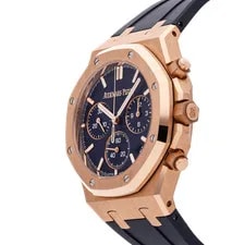 Audemars Piguet Royal Oak Chrono Rose Gold Auto 41mm Blue 26240OR.OO.D315CR.02 2