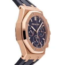 Audemars Piguet Royal Oak Chrono Rose Gold Auto 41mm Blue 26240OR.OO.D315CR.02 3