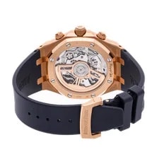 Audemars Piguet Royal Oak Chrono Rose Gold Auto 41mm Blue 26240OR.OO.D315CR.02 4