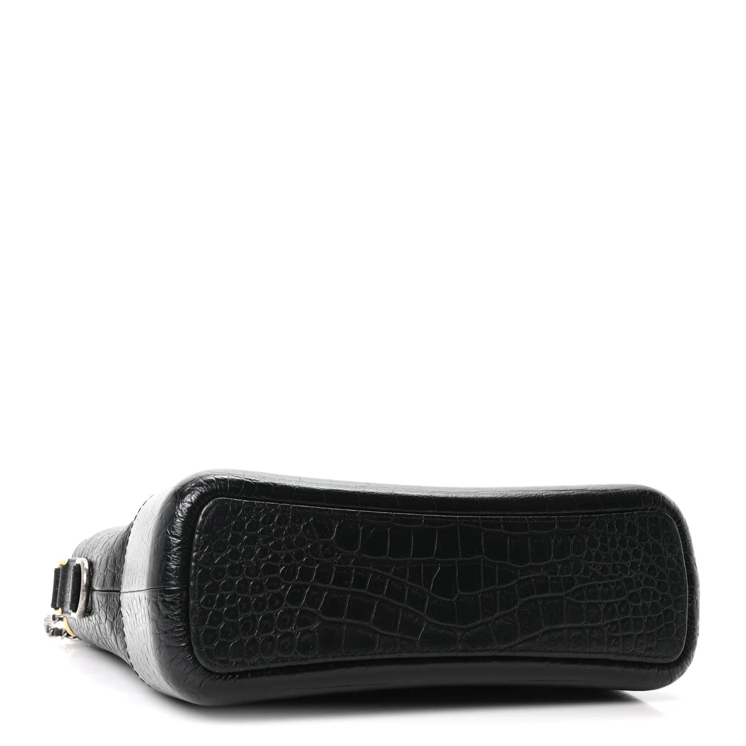 Embossed Medium Gabrielle Cocodile Hobo 4