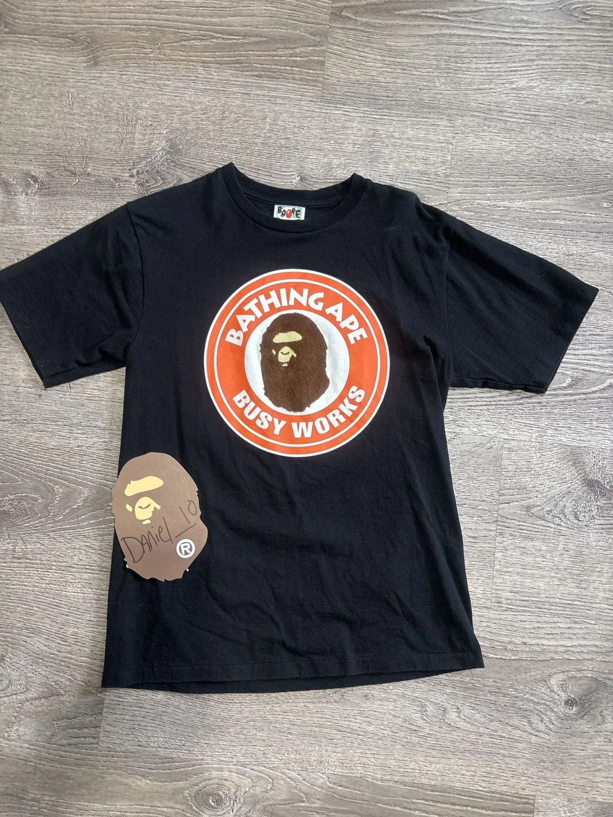 BAPE — Bape Busy Works TEE APE Head — streetwear — resale