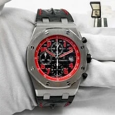 Audemars Piguet — 2009 Audemars Piguet Royal Oak Offshore Queens Road 26198TI Black Titanium B/p — Watch — resale