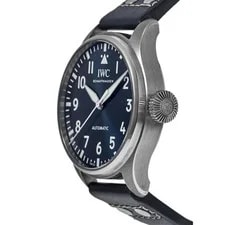 New IWC Pilot's Big Pilot Blue Dial Steel IW329303 3